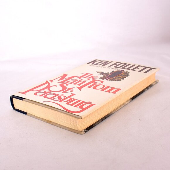 The Man From St. Petersburg by Ken Follett 1982 Vintage HCDJ - Picture 4 of 6